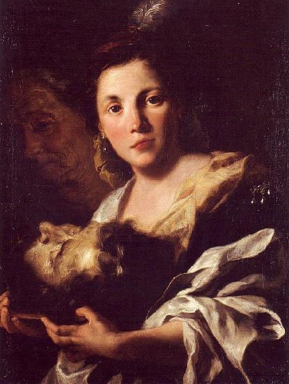 unknow artist Salome mit dem Haupt Johannes des Taufers oil painting image